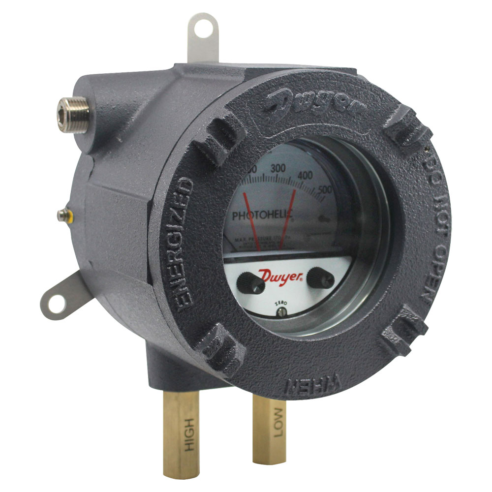 Series AT-3000MR/MRS ATEX/IECEx Approved Photohelic® Switch/Gage